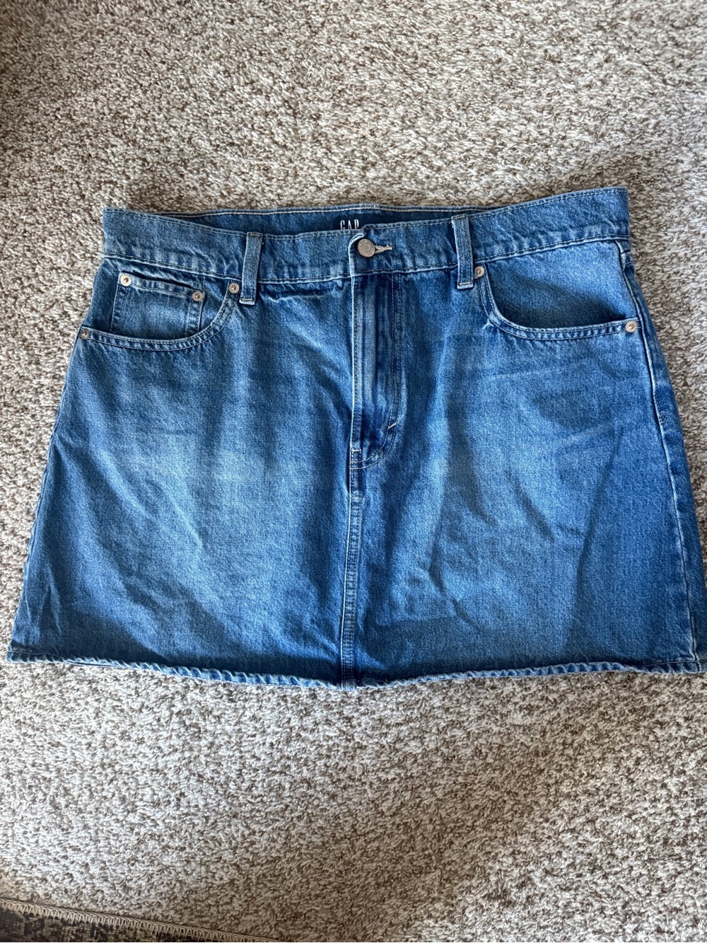 GAP Denim Mini Skirt size 16
